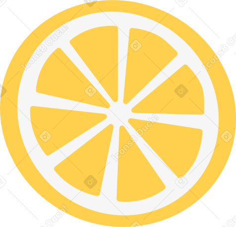 slice of lemon Illustration in PNG, SVG