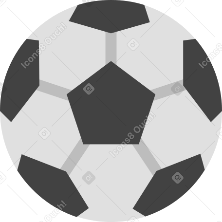 football Illustration in PNG, SVG