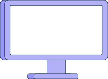 Monitor del computer viola PNG, SVG