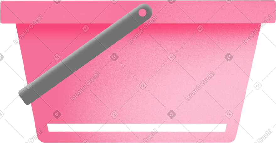 pink basket PNG, SVG