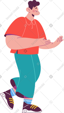 男人手里拿着东西 PNG, SVG