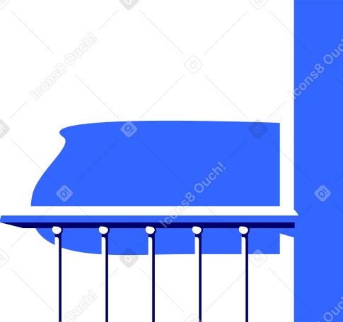 background balcony Illustration in PNG, SVG