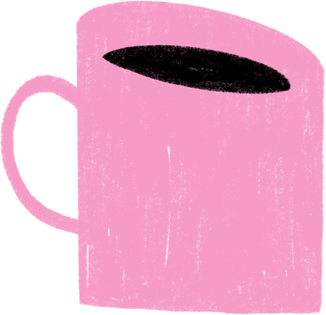 pink cup PNG, SVG