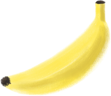 Banana в PNG, SVG