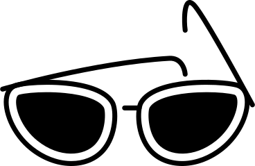Темные очки в PNG, SVG