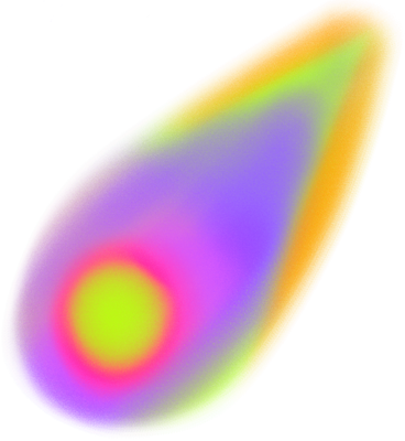 small colorful comet PNG, SVG