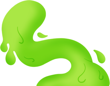 Зеленая градиентная волна в PNG, SVG