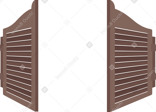 saloon doors в PNG, SVG