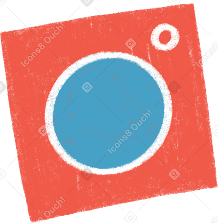 red instagram icon PNG, SVG