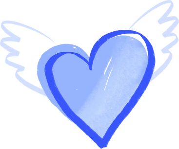 heart with wings PNG, SVG