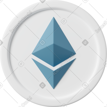 Ethereum coin PNG, SVG