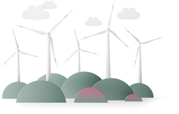 wind farm PNG, SVG