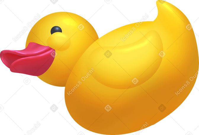 yellow rubber duck PNG、SVG