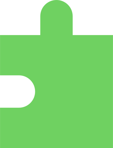 Light green puzzle piece в PNG, SVG