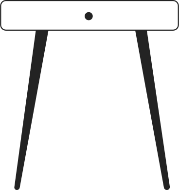 tisch mit zwei beinen PNG, SVG