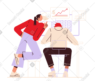 男孩和女孩分析图表和图表 PNG, SVG