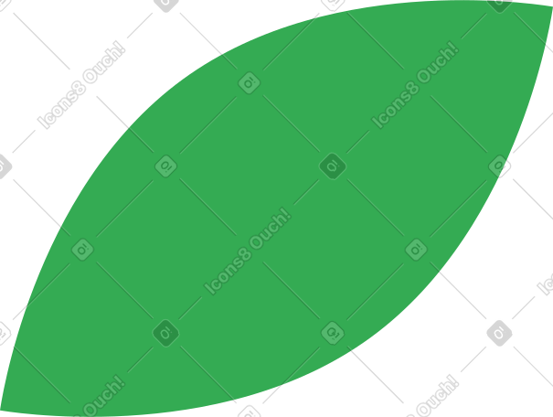 green leaf PNG, SVG