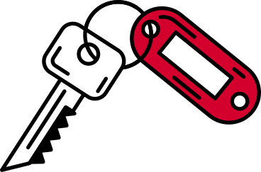 Key with keychain PNG, SVG