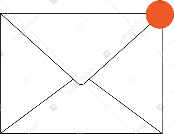알림 봉투 PNG, SVG