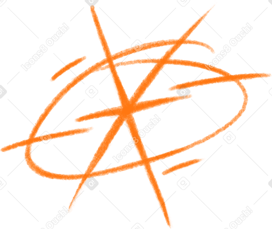 orange texture star PNG, SVG