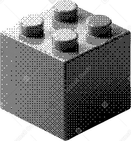 Лего куб в PNG, SVG