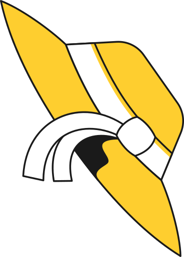yellow hat PNG, SVG
