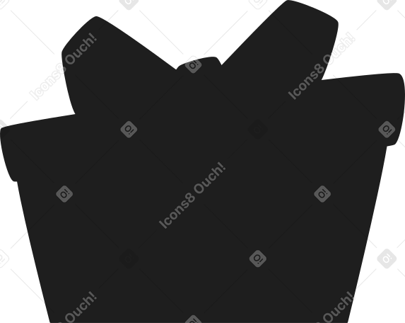 Sombra de caja de regalo PNG, SVG