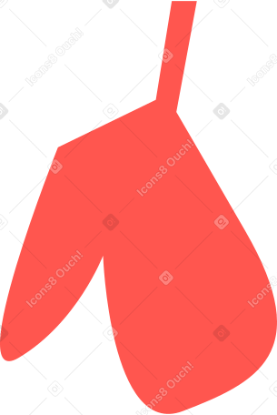 红色隔热垫 PNG, SVG