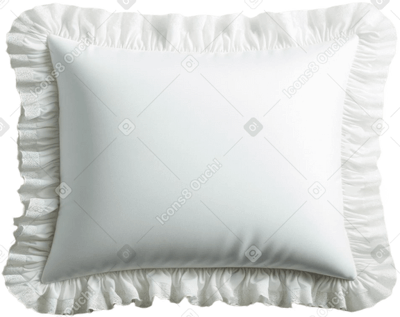 white pillow PNG、SVG