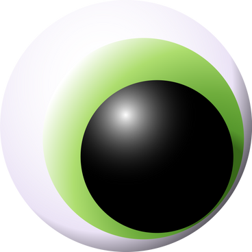 green eye PNG, SVG