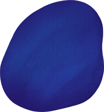 blue spot with a curved rounded shape PNG, SVG