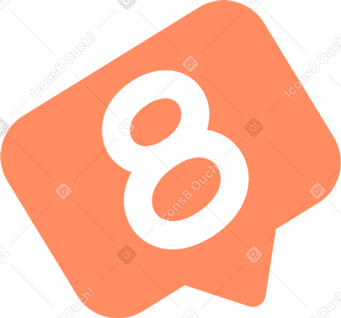 八个标志 PNG, SVG