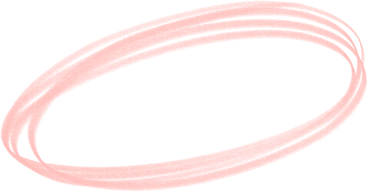 Rosa ovale linienkritzel PNG, SVG