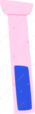 pink test tube Illustration in PNG, SVG