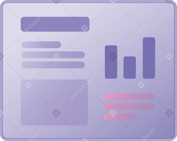 interface with statistics PNG, SVG