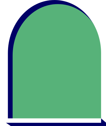 green arch window PNG, SVG