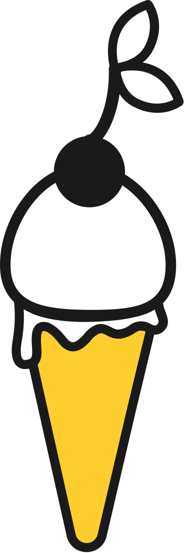 ice cream cone PNG, SVG