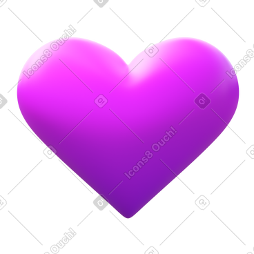 Purple heart  PNG, SVG