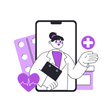 Online consultation with doctor via smartphone PNG, SVG