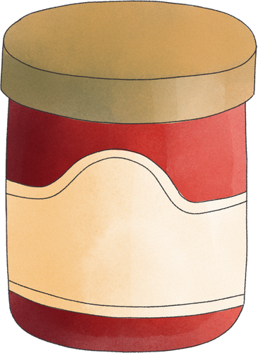 jar of jam PNG, SVG