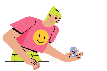 Girl with credit card PNG, SVG