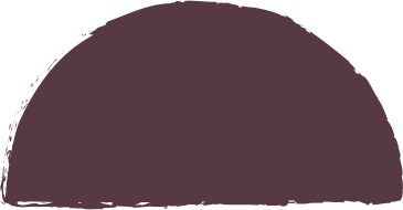 Dark brown semicircle PNG, SVG