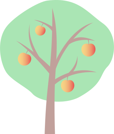 apple tree PNG, SVG