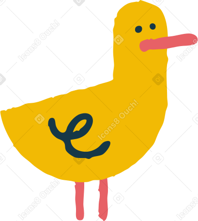 seagull Illustration in PNG, SVG
