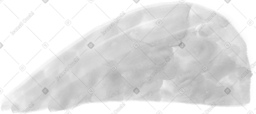 Small gray watercolor slope PNG, SVG