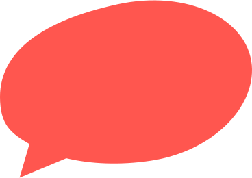 Speech bubble 2 red PNG, SVG