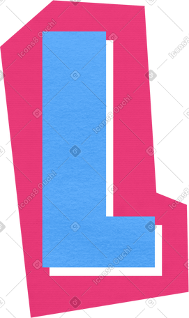 collage capital letter l PNG, SVG