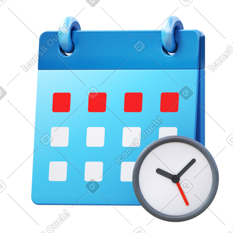 3D timetable PNG, SVG