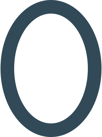 dark blue zero Illustration in PNG, SVG