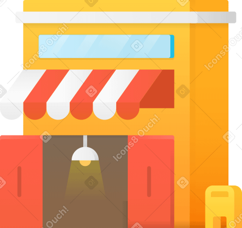 shop Illustration in PNG, SVG